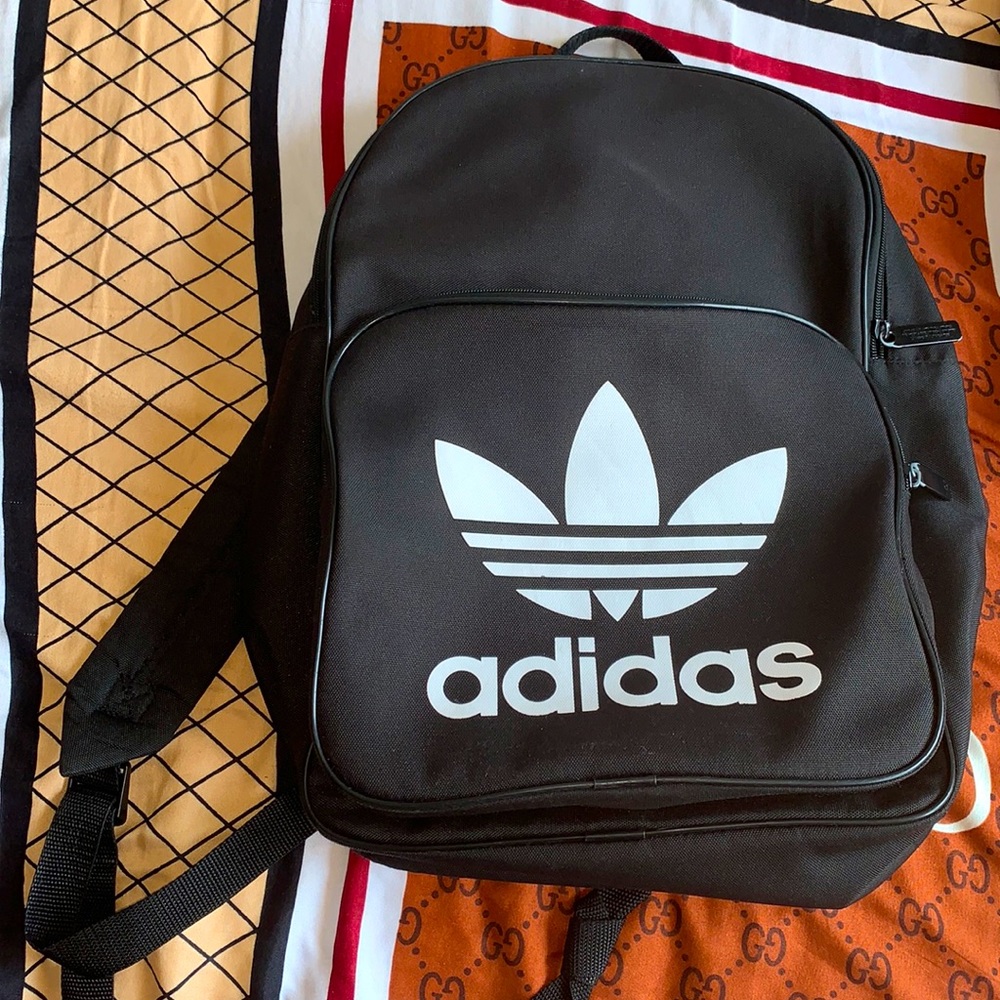 Black adidas school bag